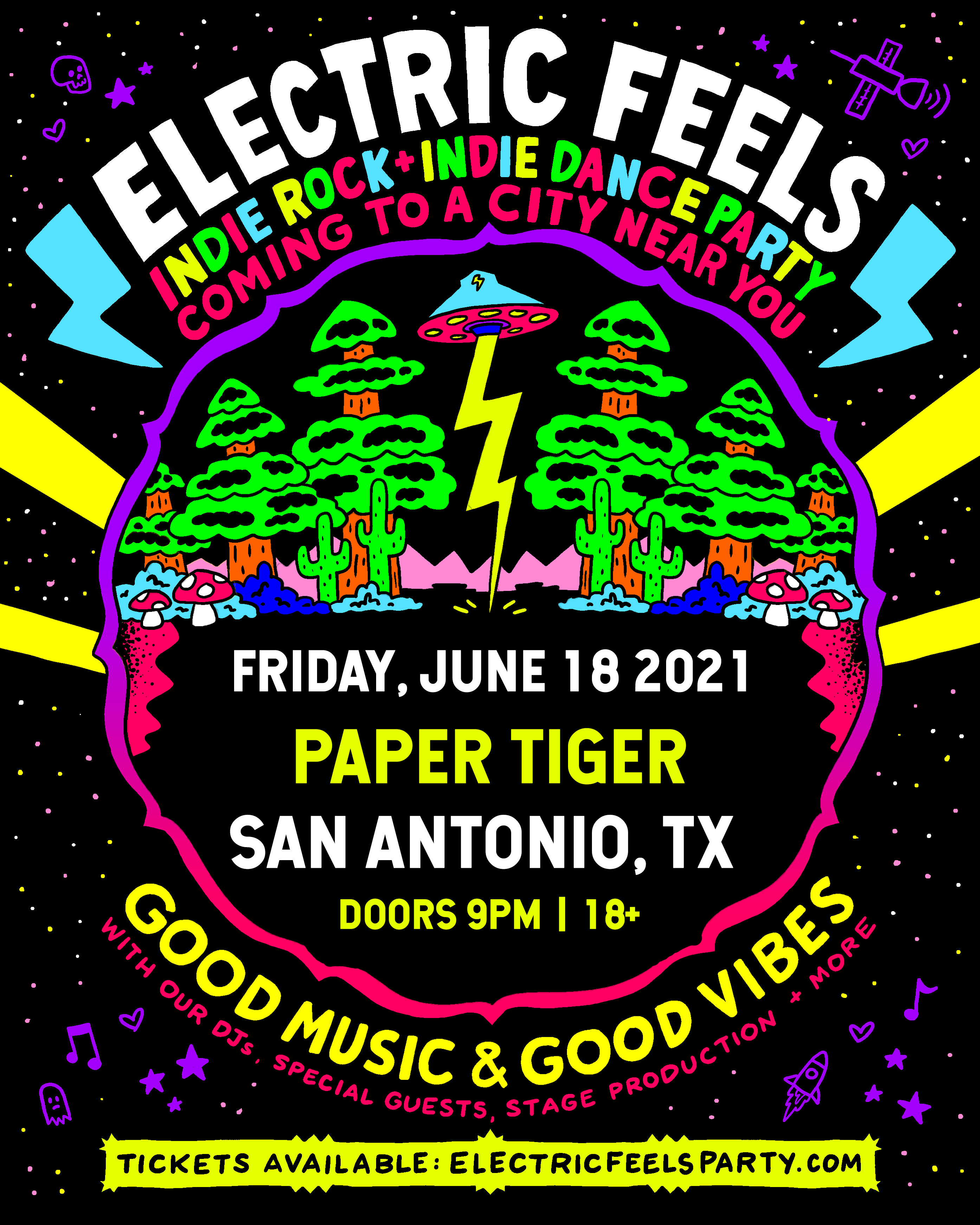 Electric Feels at Paper Tiger