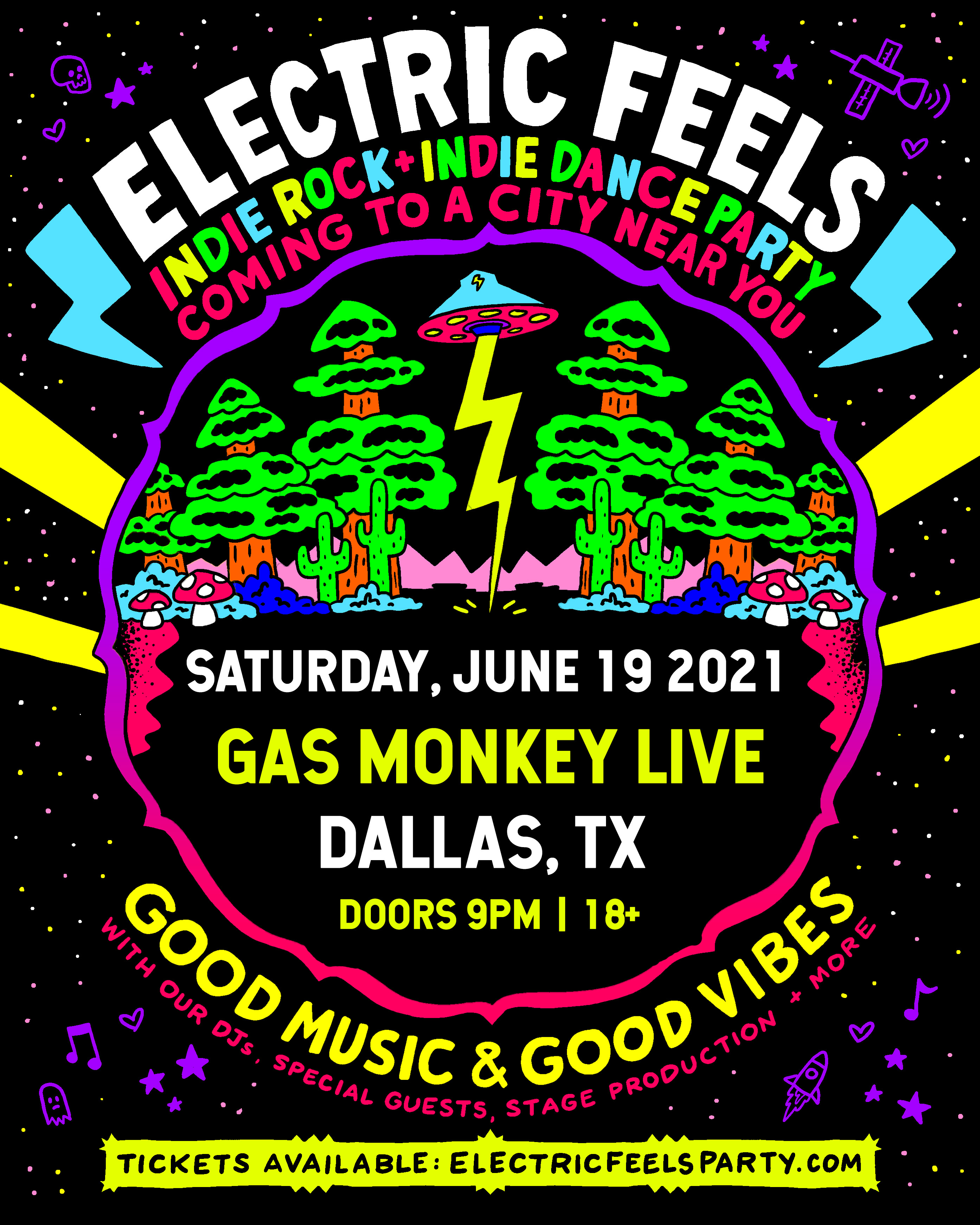 Electric Feels at Gas Monkey Live