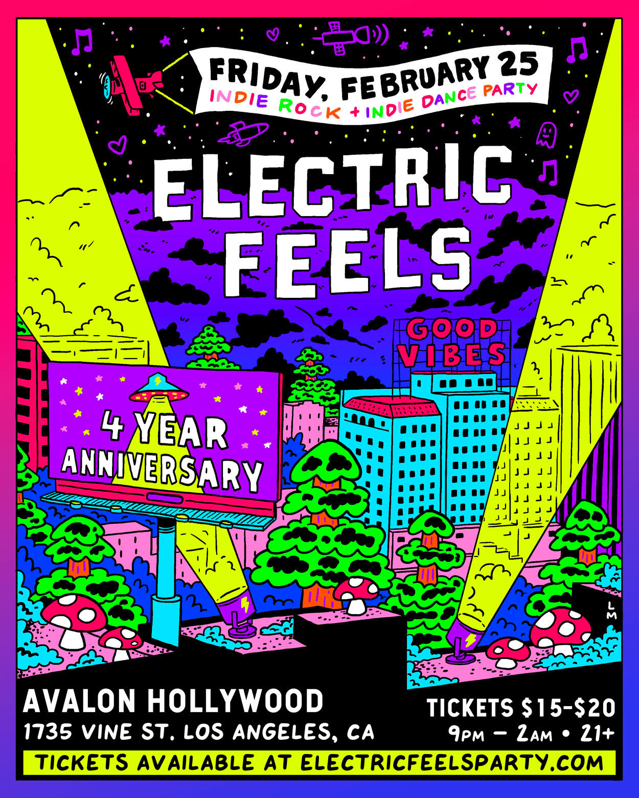 Electric Feels at Avalon Hollywood