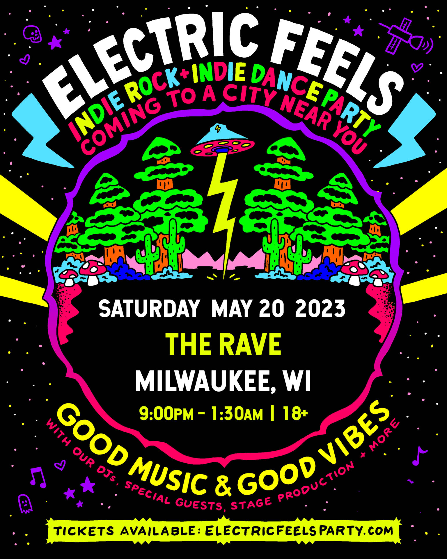 Electric Feels at The Rave