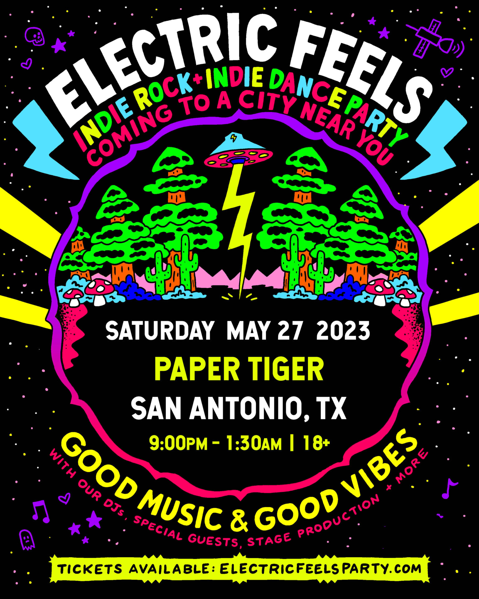 Electric Feels at Paper Tiger