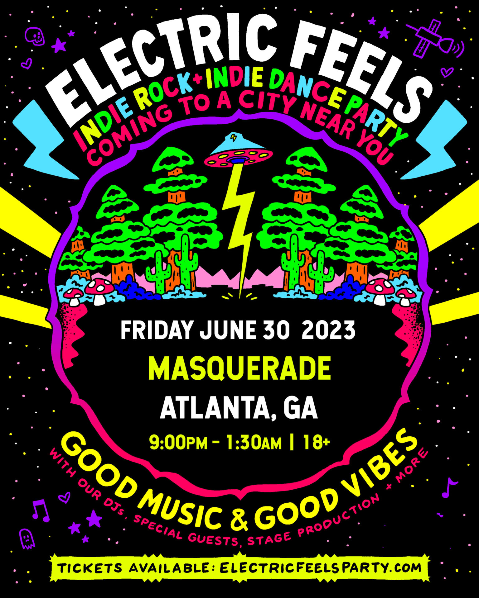 Electric Feels at Masquerade (Heaven)