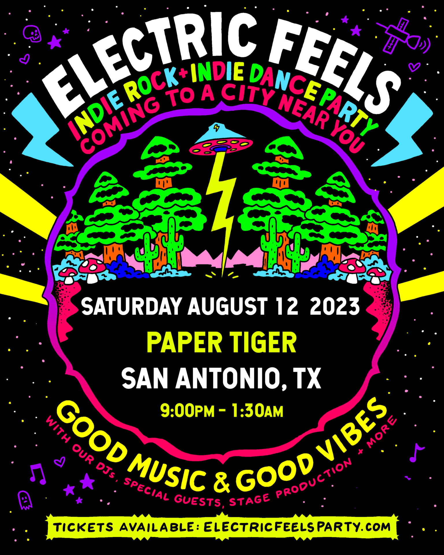 Electric Feels at Paper Tiger