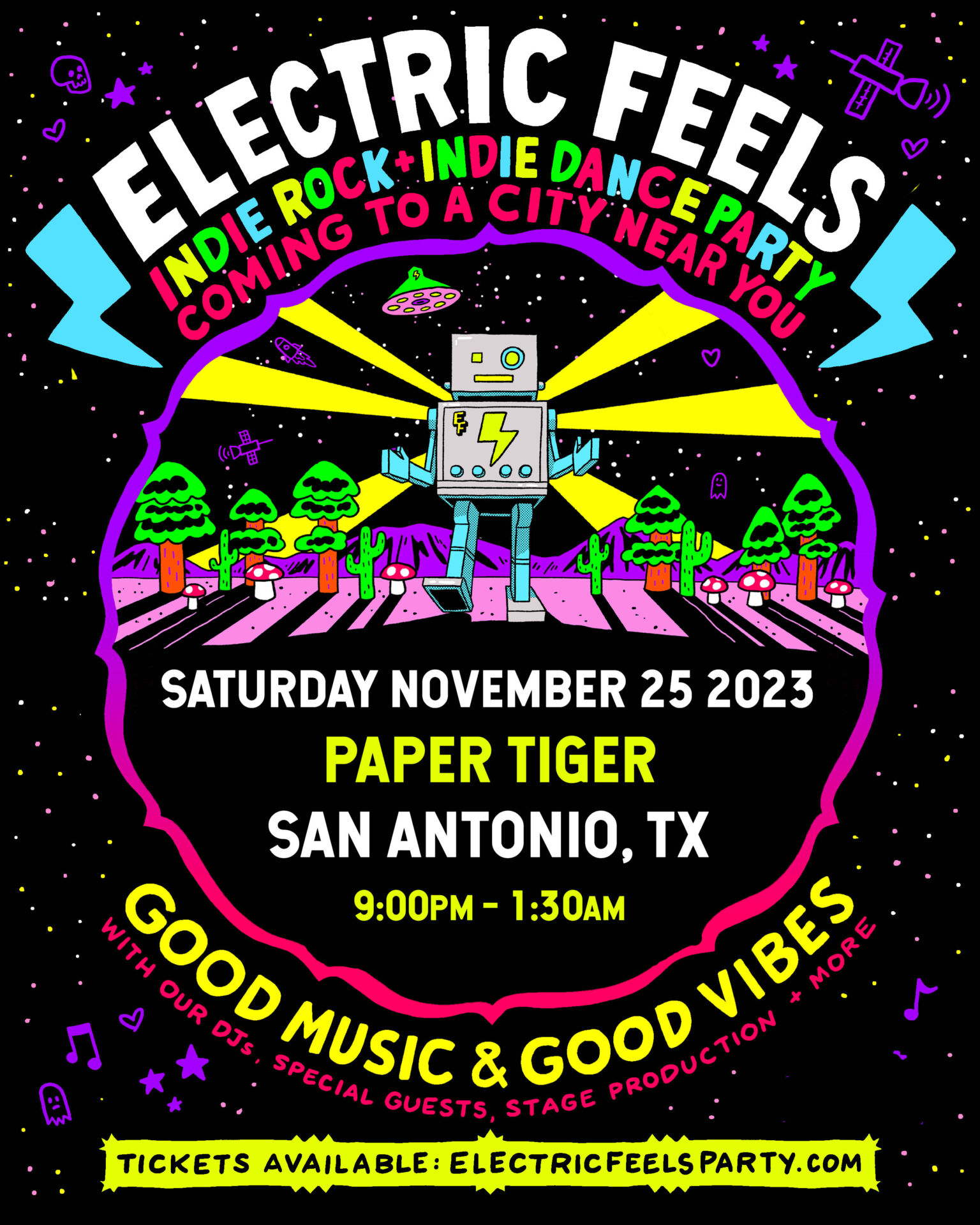 Electric Feels at Paper Tiger