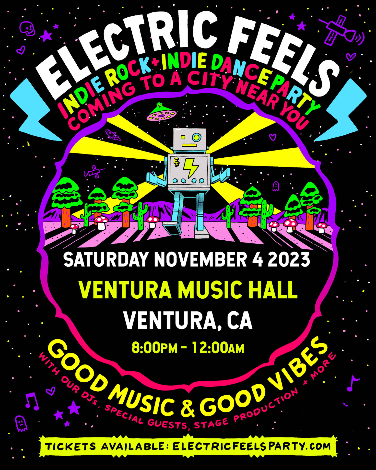 Electric Feels at Ventura Music Hall