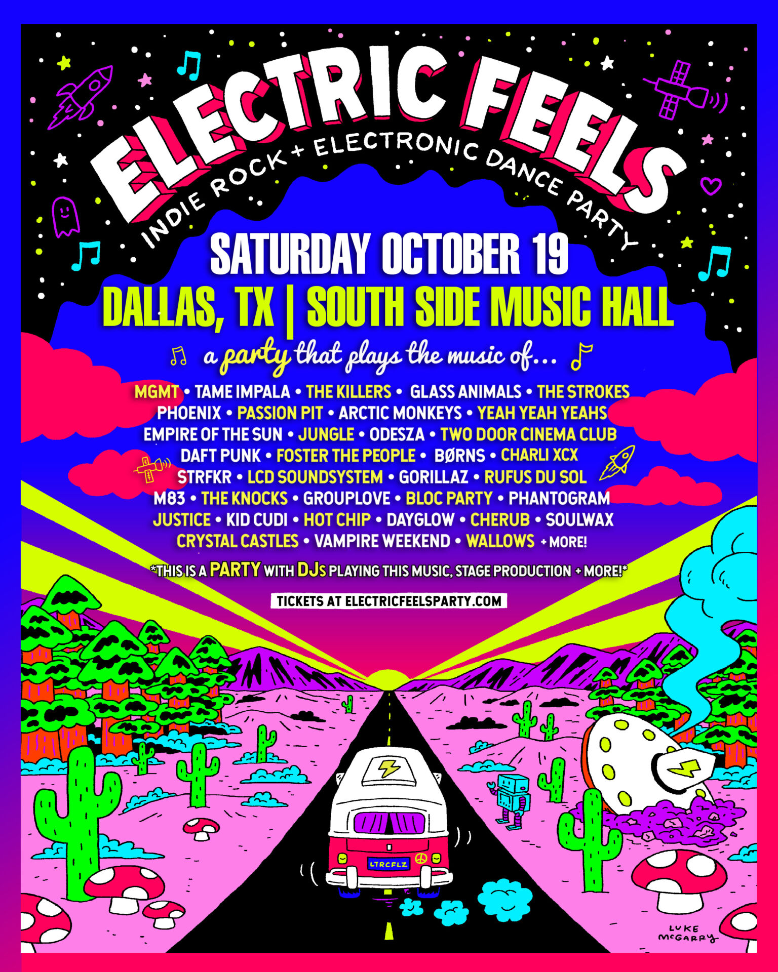 Electric Feels next party