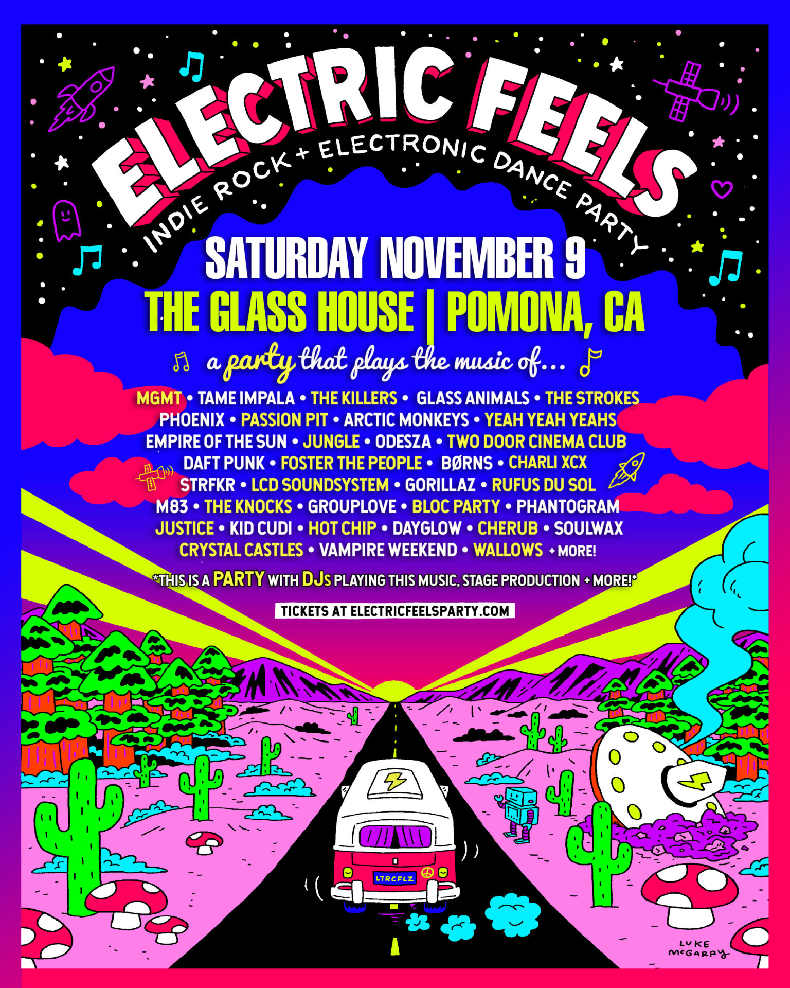 Electric Feels next party