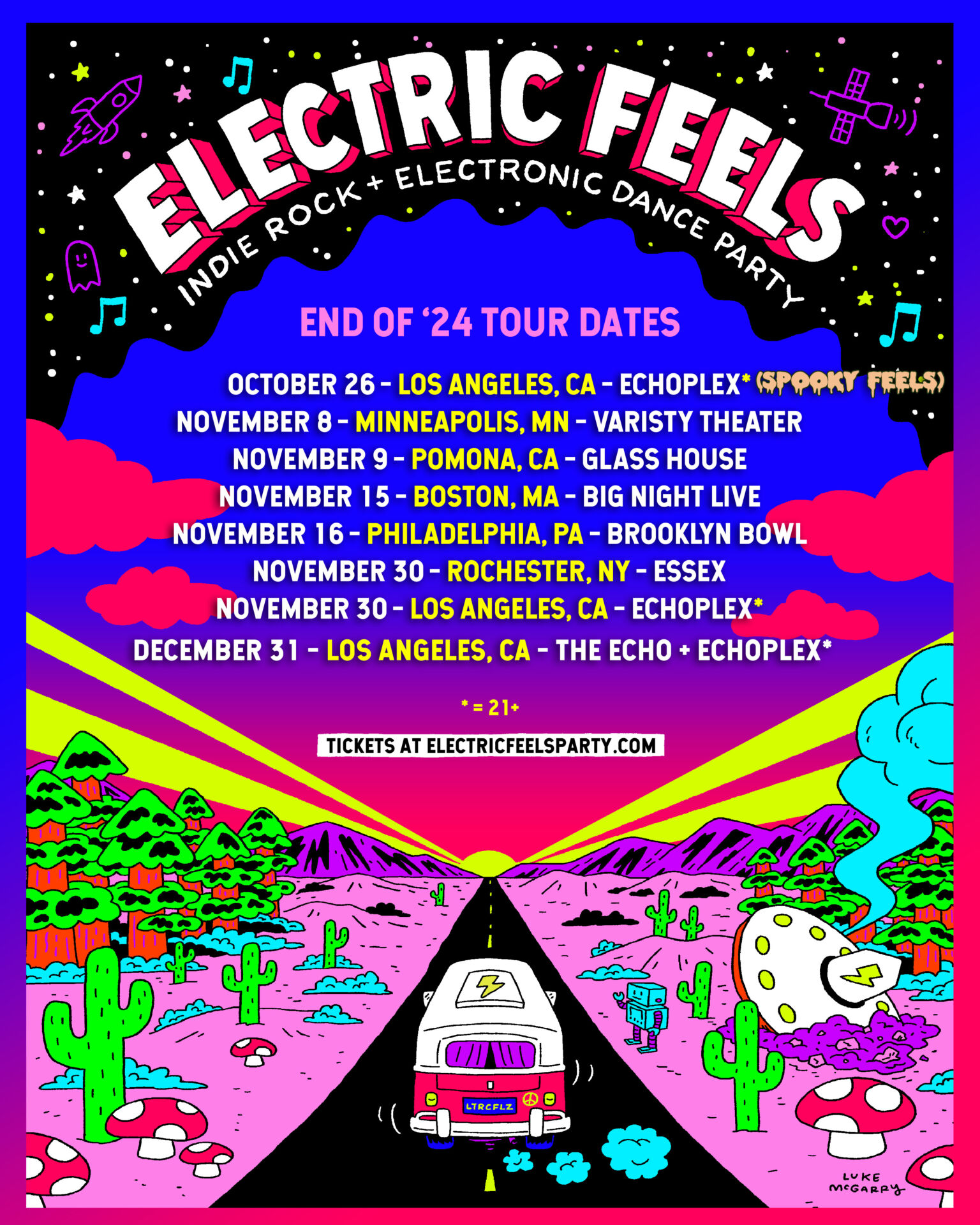 Electric Feels next party