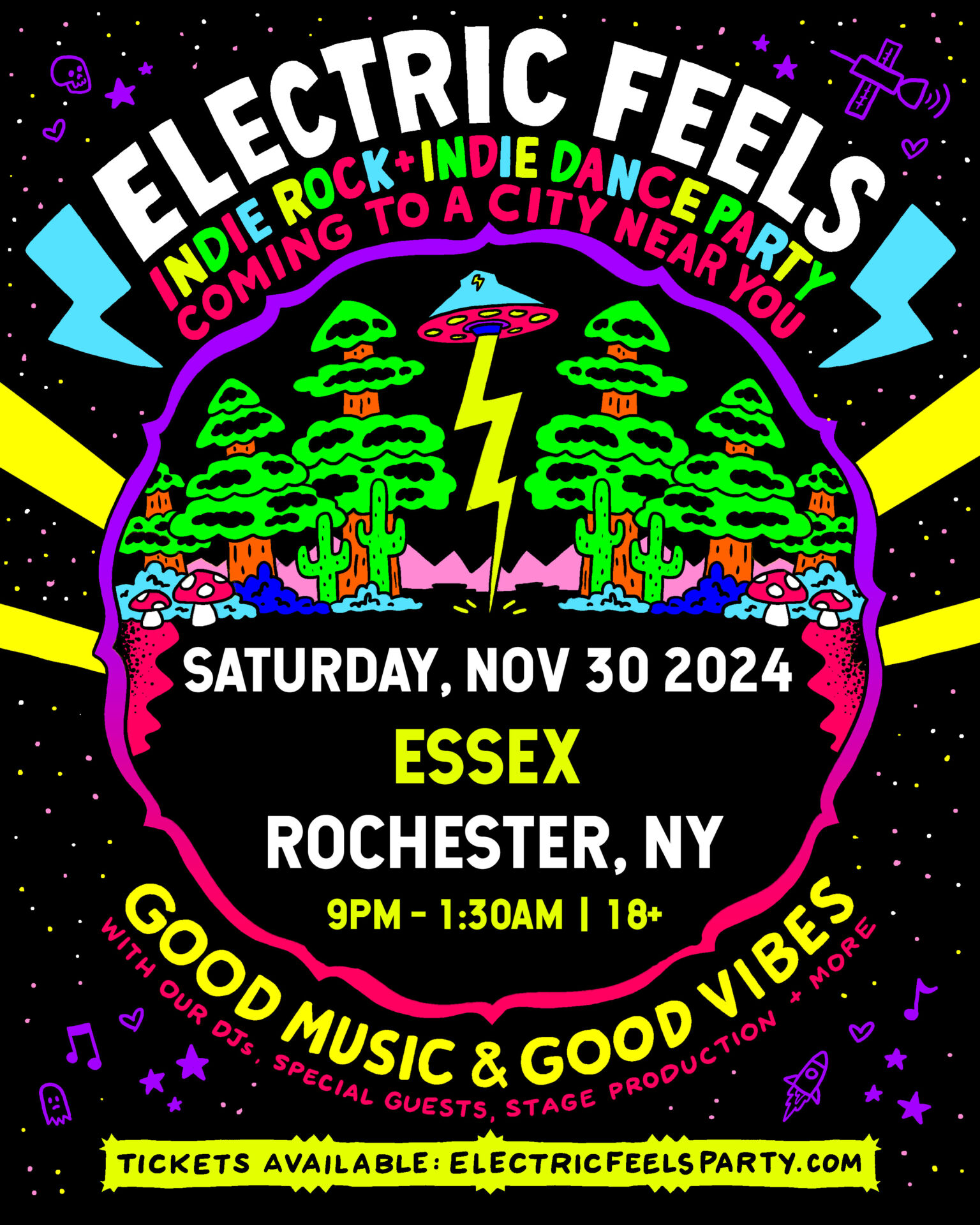 Electric Feels next party