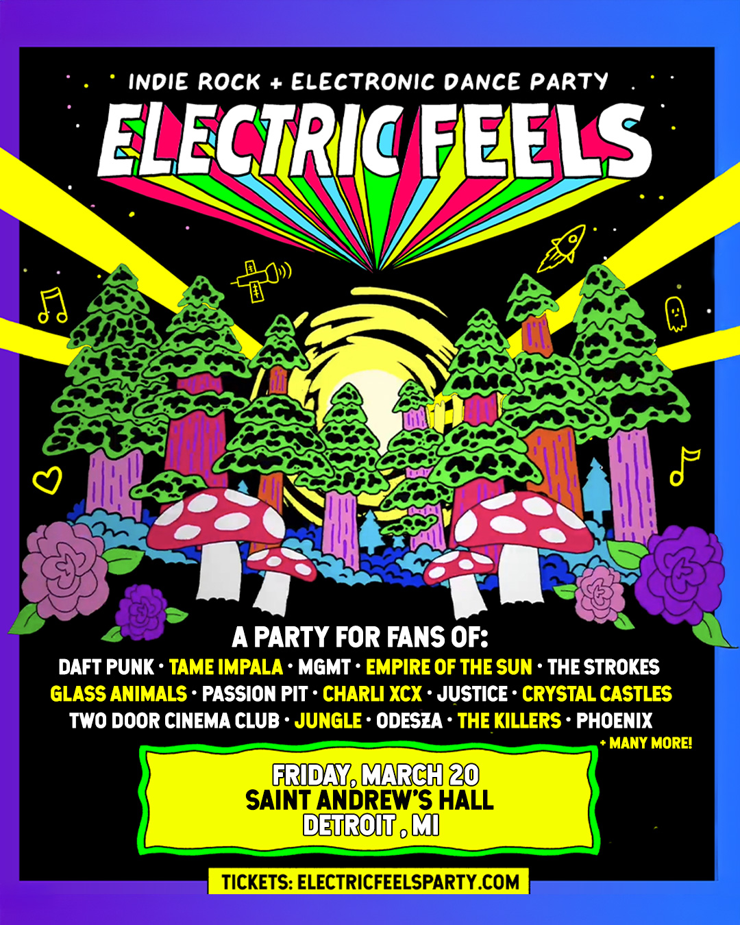 Electric Feels at Saint Andrew’s Hall