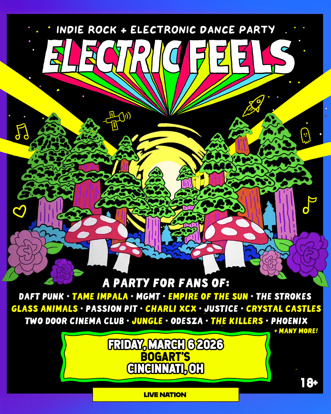 Electric Feels next party
