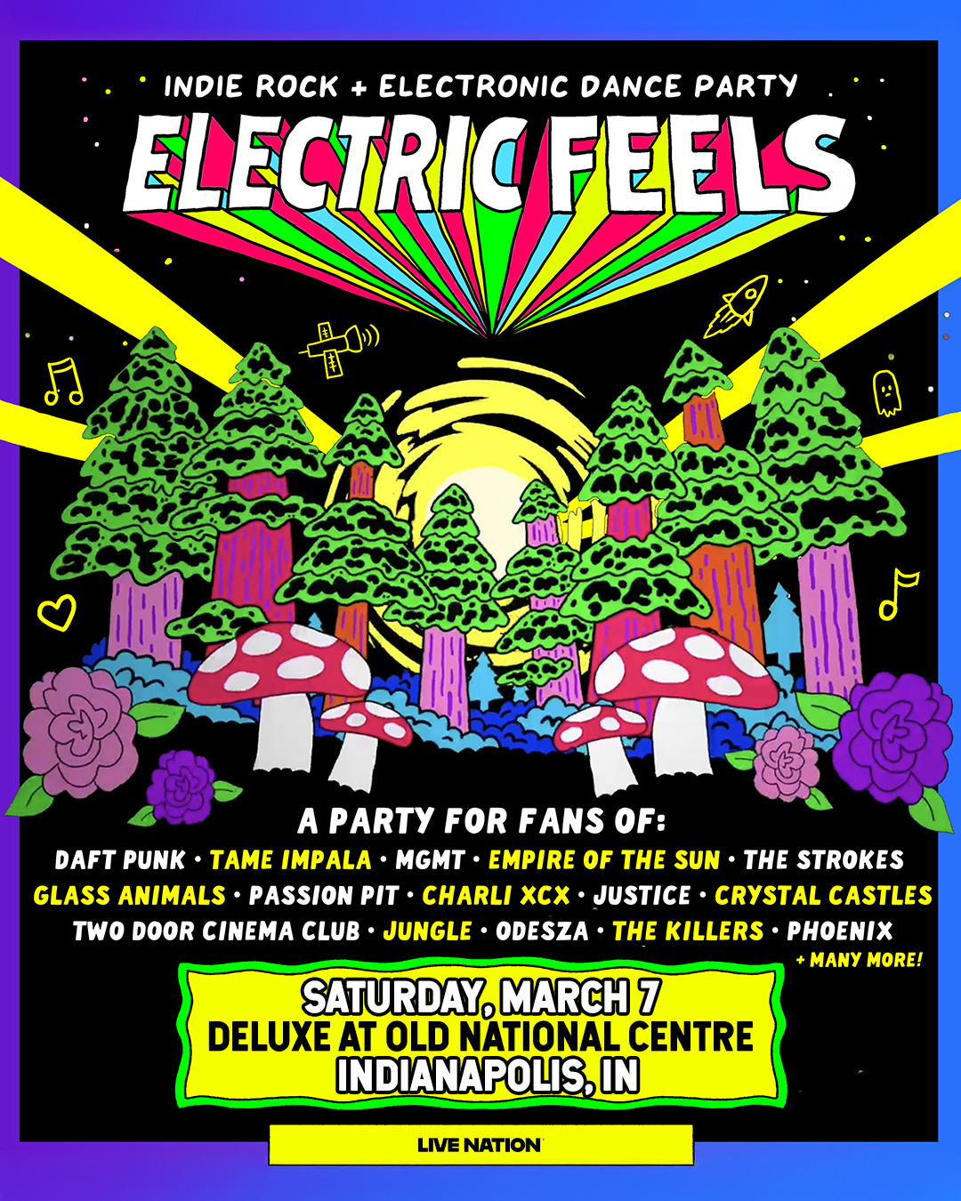 Electric Feels at Deluxe at Old National Centre