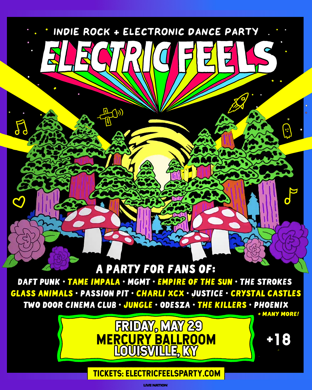 Electric Feels at Mercury Ballroom