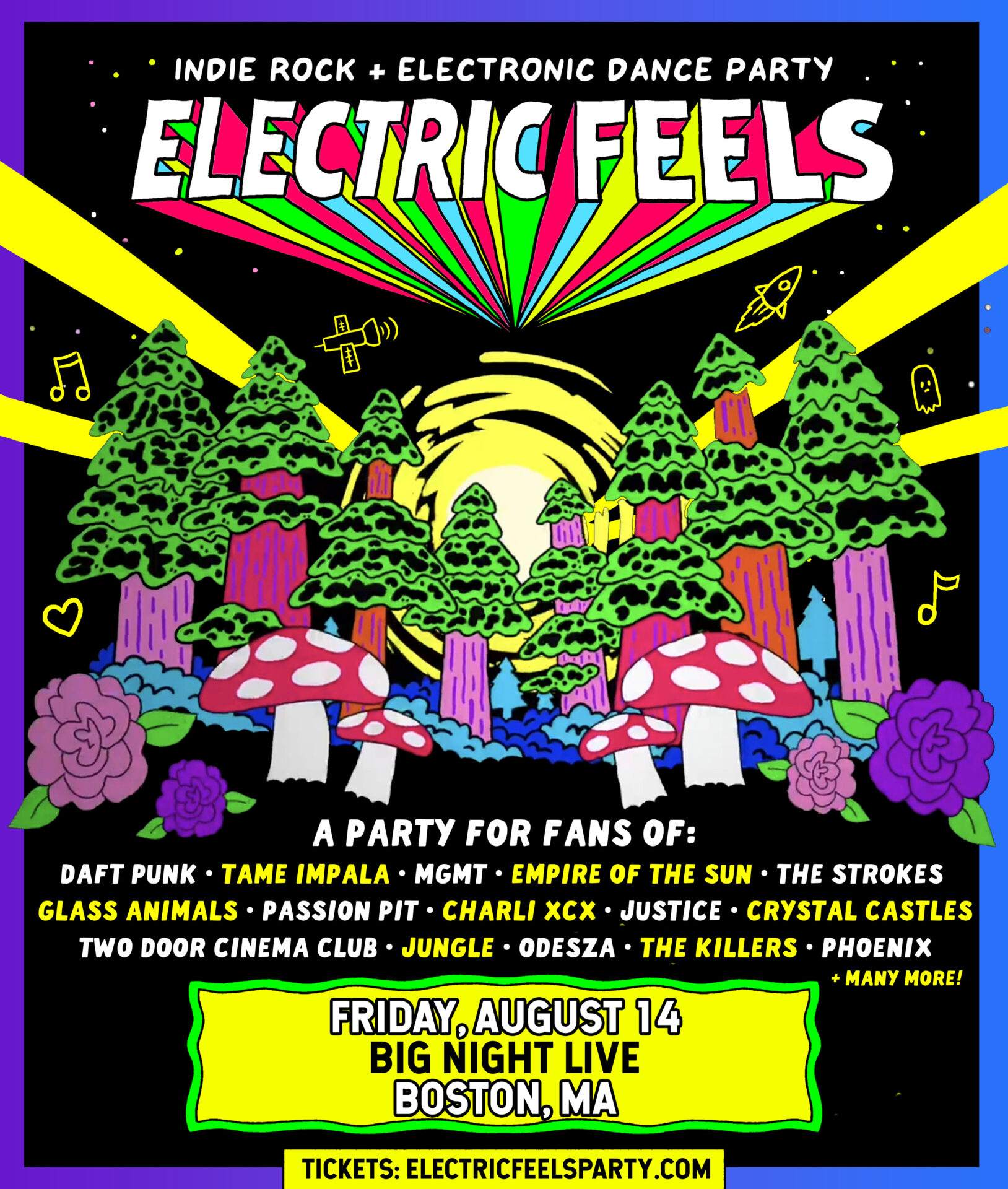 Electric Feels at Big Night Live