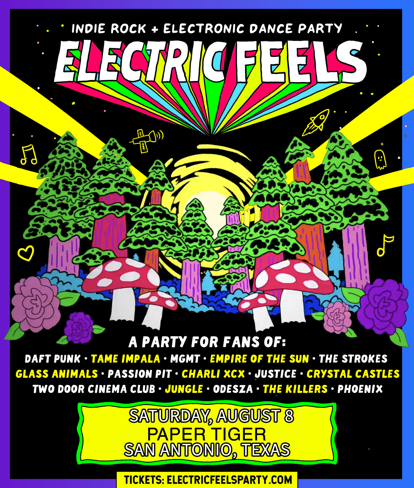 Electric Feels at Paper Tiger