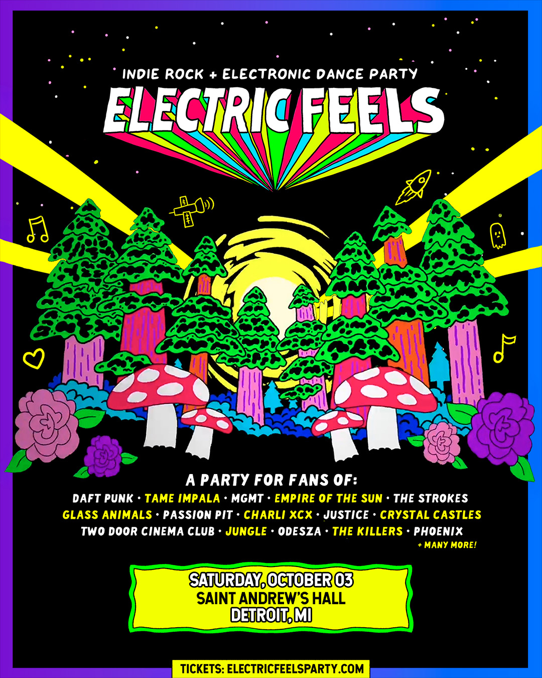 Electric Feels at Saint Andrew’s Hall