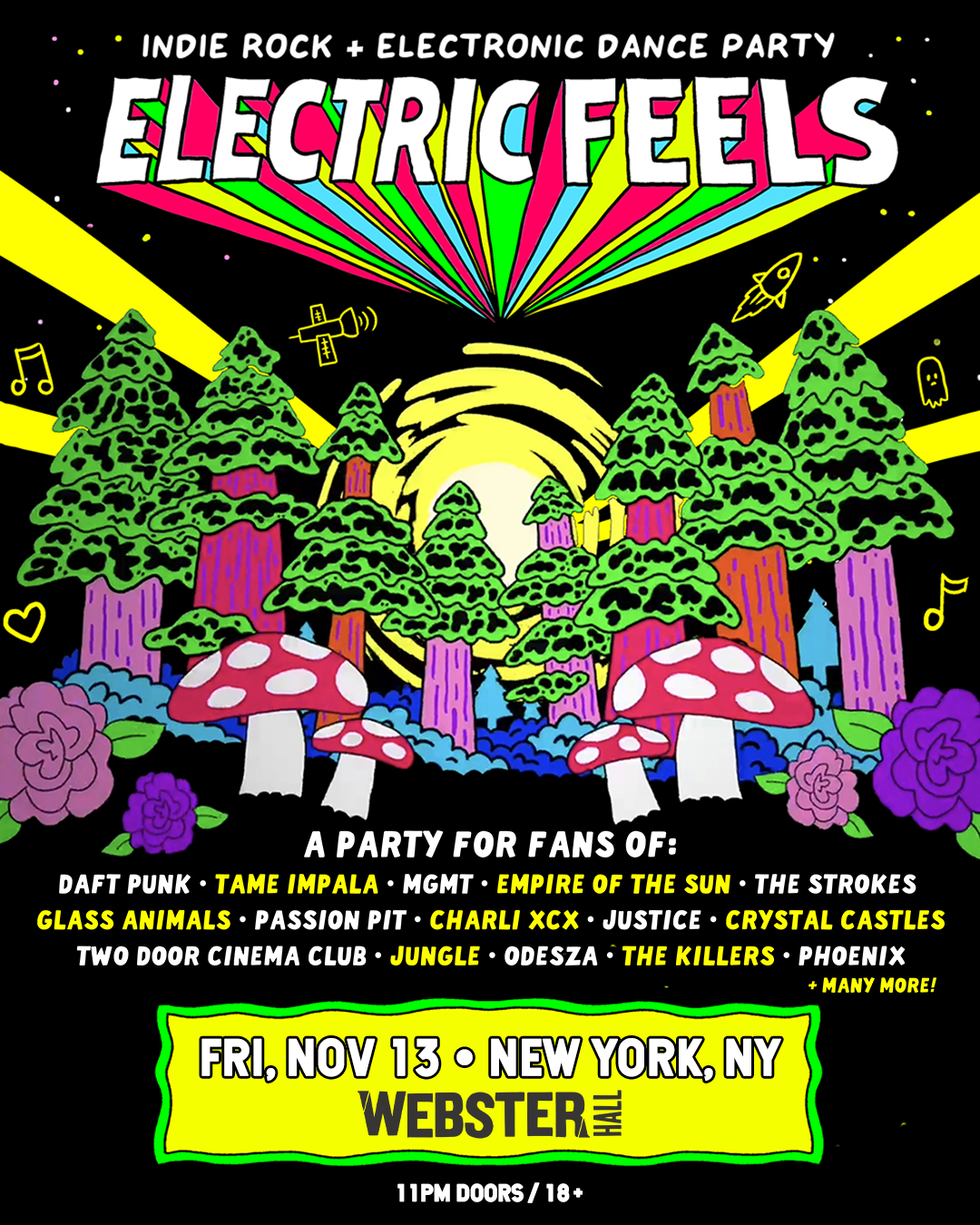 Electric Feels at Webster Hall