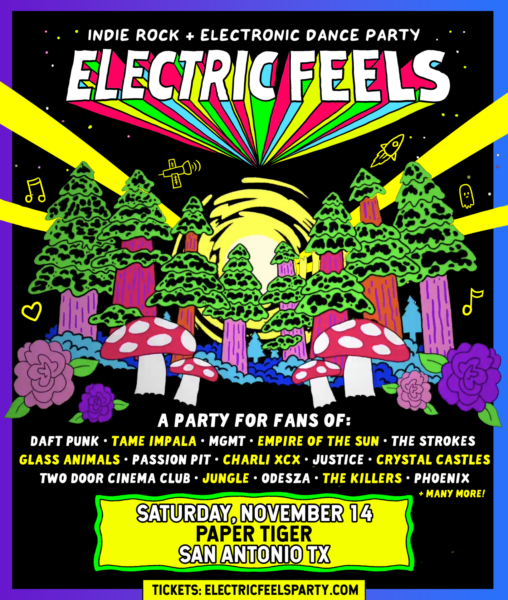 Electric Feels at Paper Tiger