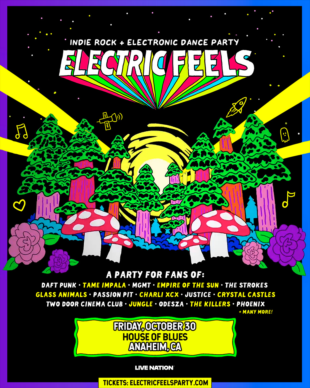 Electric Feels at House of Blues